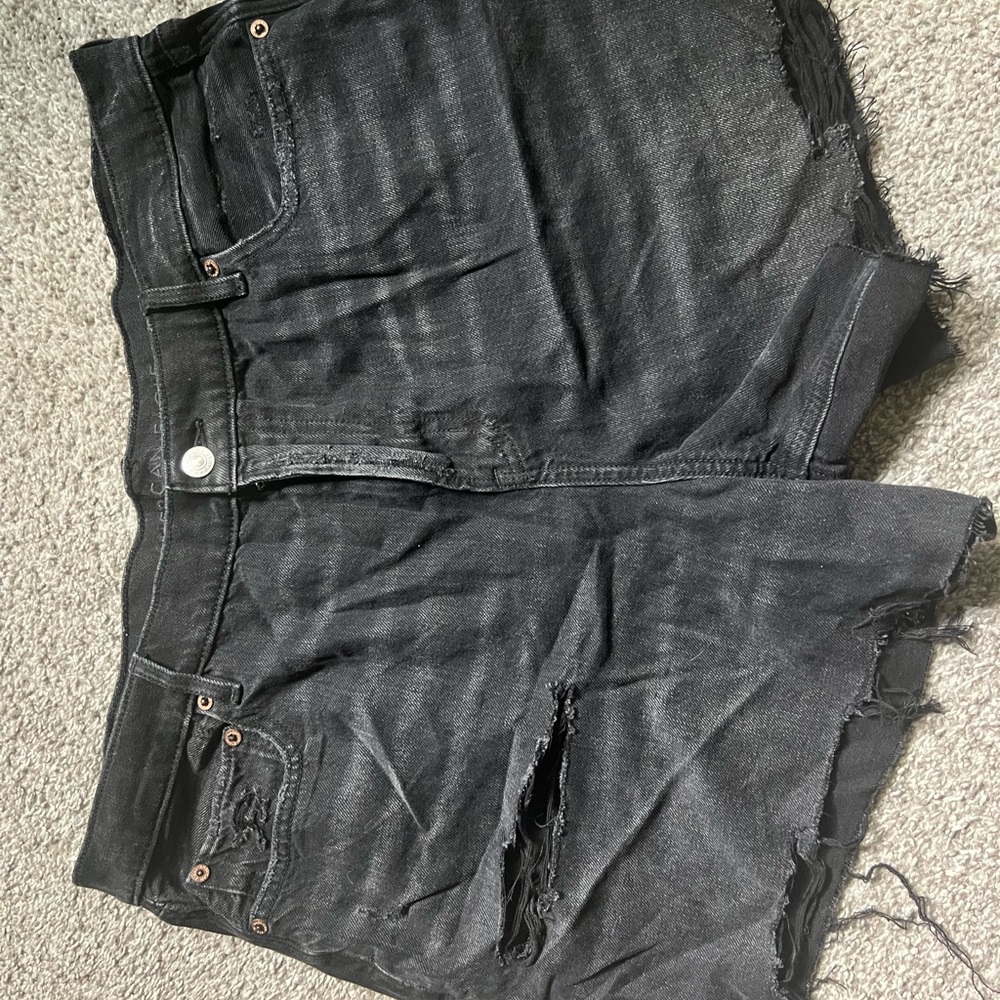 American Eagle Outfitters Black Jean Shorts